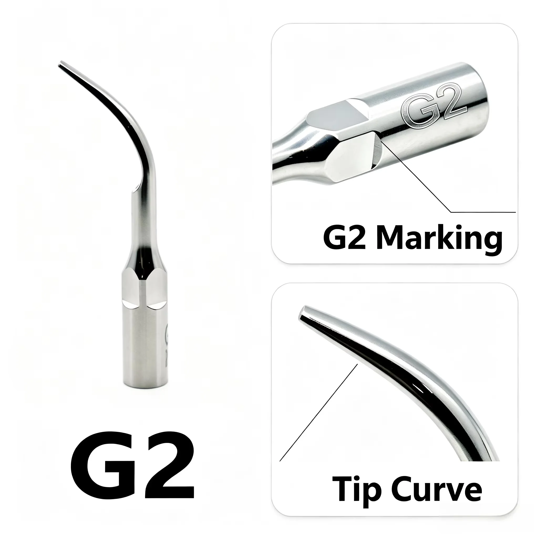 Dental Ultrasonic Scaler Tip Scaling Periodontics Endodontics Tips  Cleaning Machine Dental Tools 5Pcs/Pack