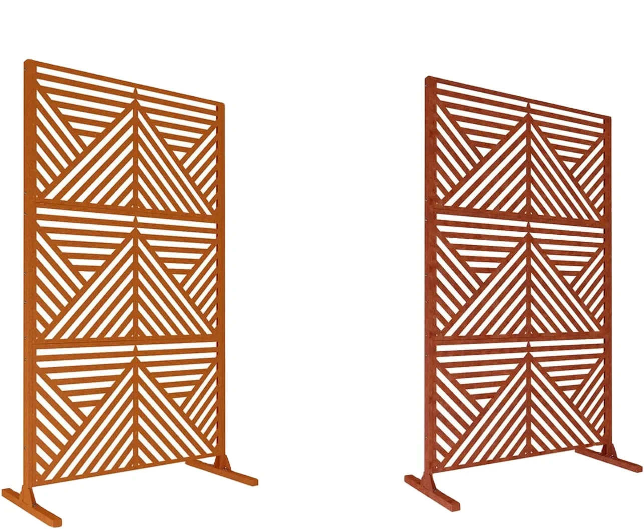 China manufacture good quality metal screen divider corten steel panel decorative home use