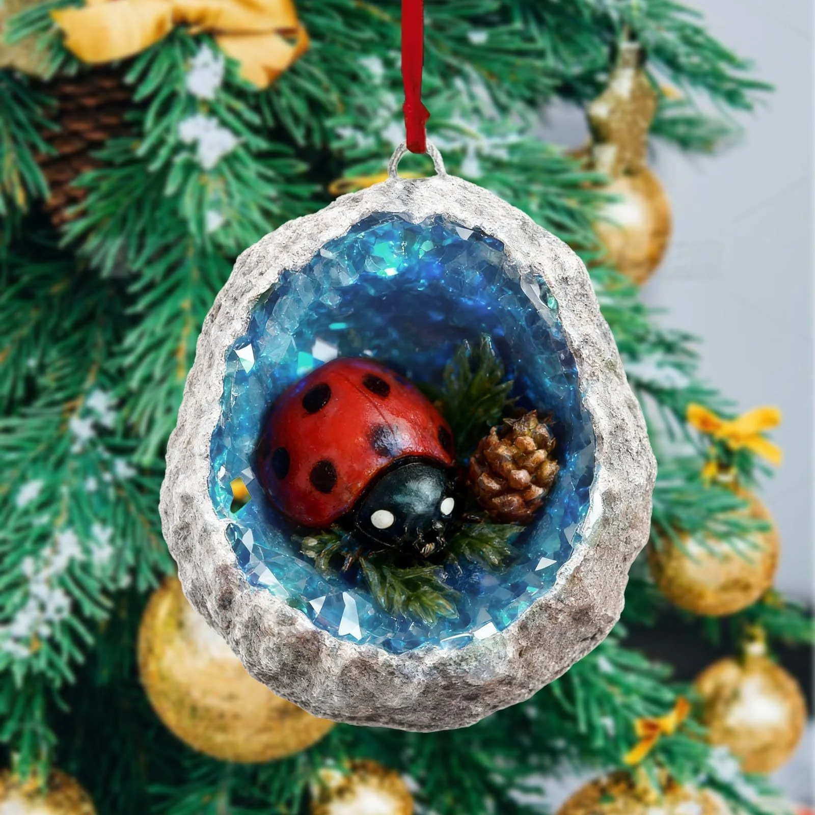 Koala Decoration Vivid Squirrel Ornament Christmas Pendant Distinctive Acrylic Hanging Ornament For Fireplace Home Decor