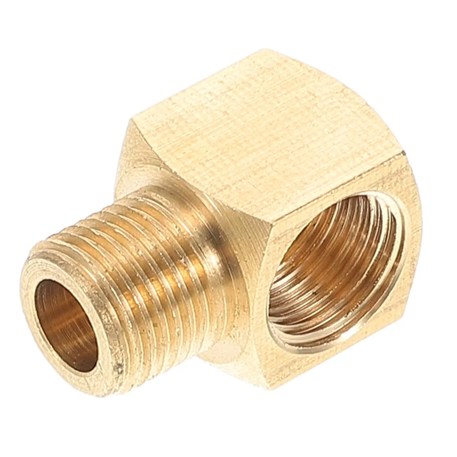 

Brass Elbow Pipe Fitting 90 Degree Oil Tube Connector Hydraulic Gas Pipeline Fittings High Pressure Leakproof