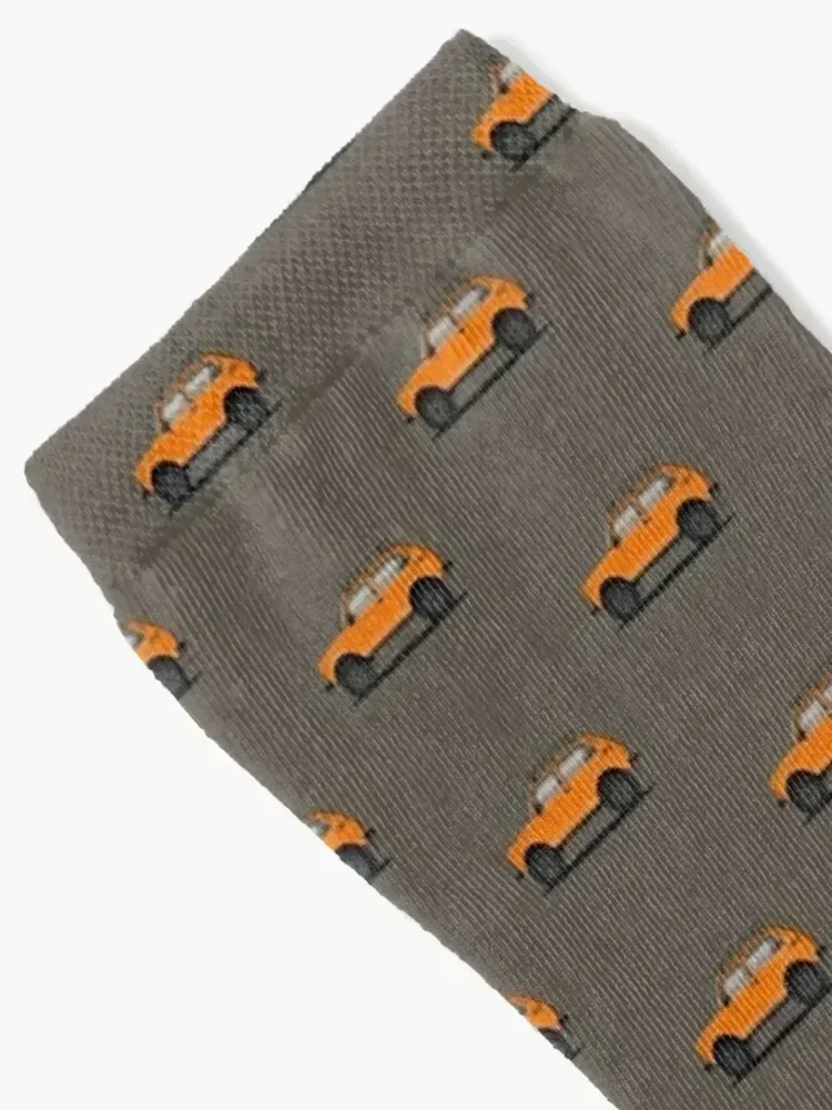 orange Lada Niva 4x4 Socks set cotton floral anti-slip Boy Child Socks Women's