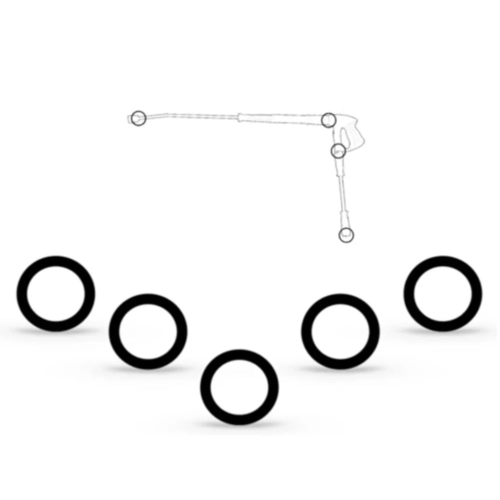 

Gun O-Ring Gummiring Hose Kit Lance Nozzle O Pack Pressure Seal - Seals Service 28809900 Spare Washer O-Ring Of