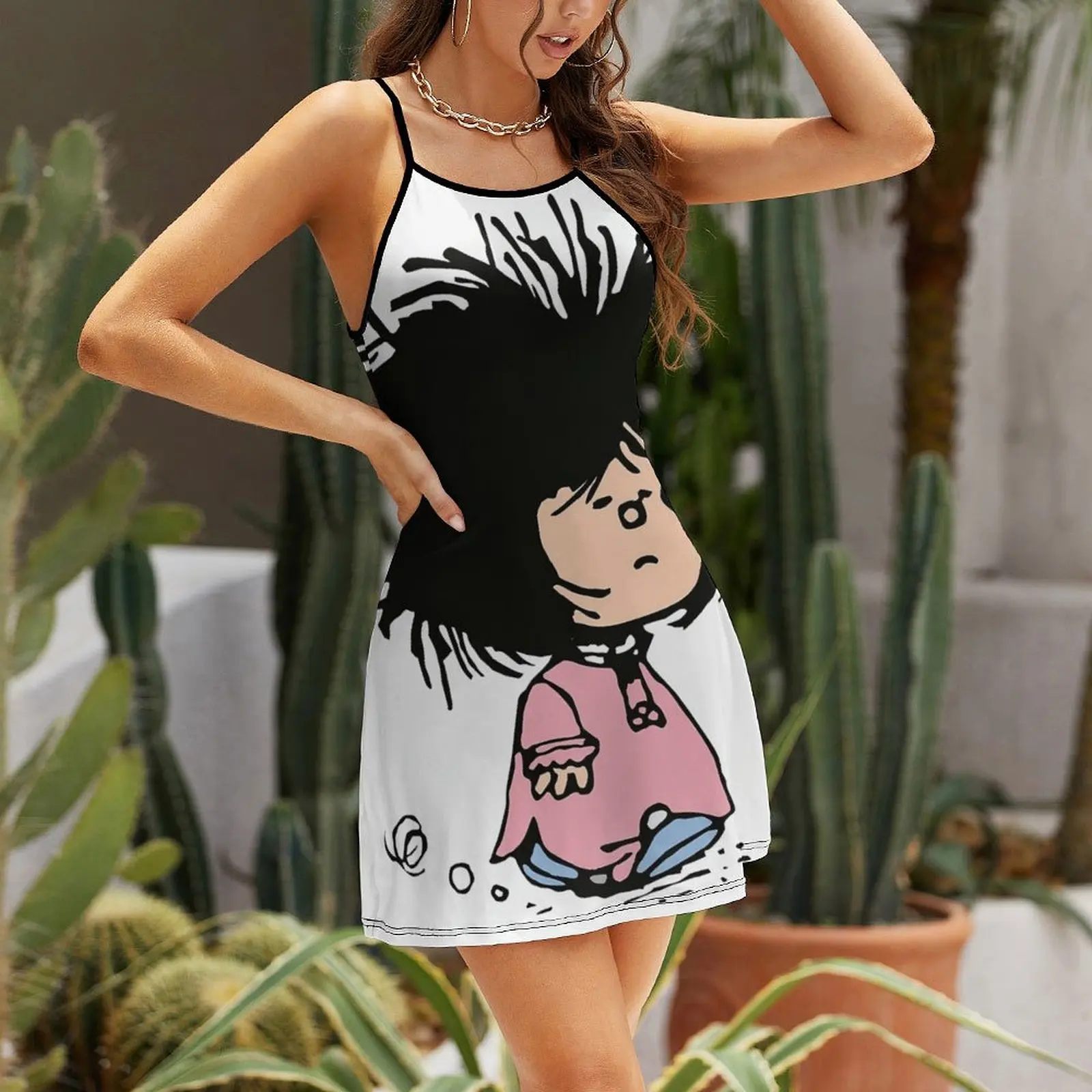 Sleepy Mafalda for Sale Top Quality Sexy Woman's Clothing  Women's Sling Dress Geek  Parties The Dress