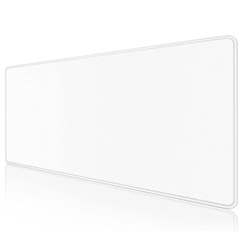 White Mousepad Gamer Large Gaming Mouse Pad XL Rubber Anti-Slip Keyboard Mouse Mats Carpet Computer Office Table Desk Mat