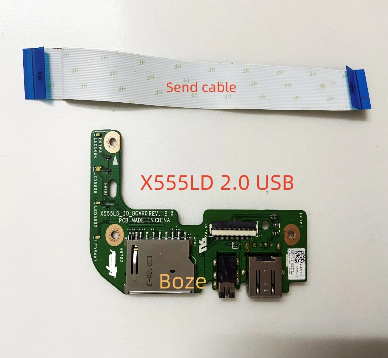 Original For Asus X555 X555L X555LD X555LD_IO USB AUDIO CARD READER BOARD REV:2.0 MB 100% Tested Fast Ship