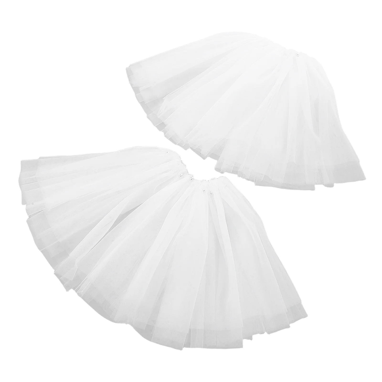 

1Pair Tulle Puff Sleeve Shoulder Cape Layered Elegance Removable Bridal Dress Accessory Wedding Party Evening Gown Arm Cover