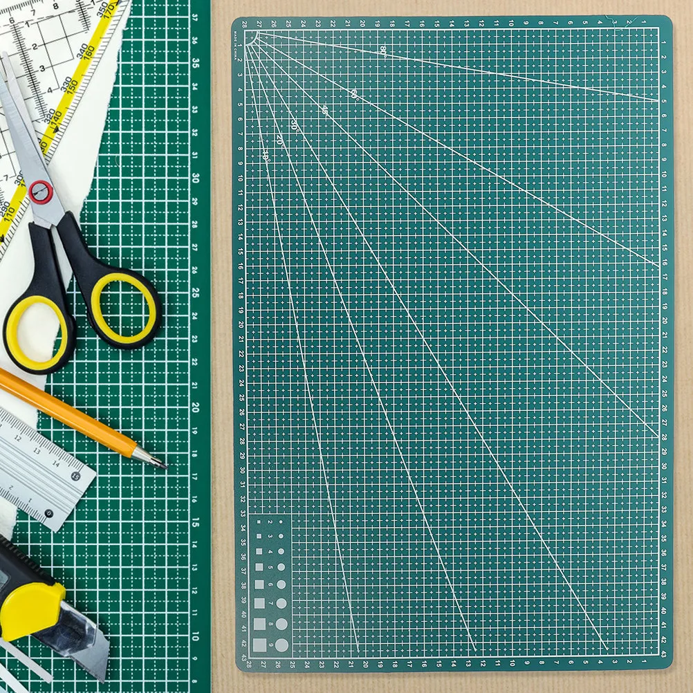 2枚組カッティングマット-プラスチック製彫刻ボード-クラフトカッティングマット-ノングレア-diy手芸-キルティングアート-保護面