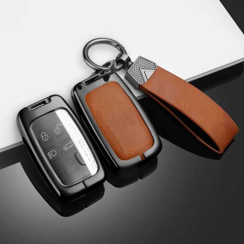 Alloy Remote Key Cover Case For Land Rover Range Rover Sport Evoque Freelander2 For Jaguar XF XJ XE C-X16 XKR Car Accessories