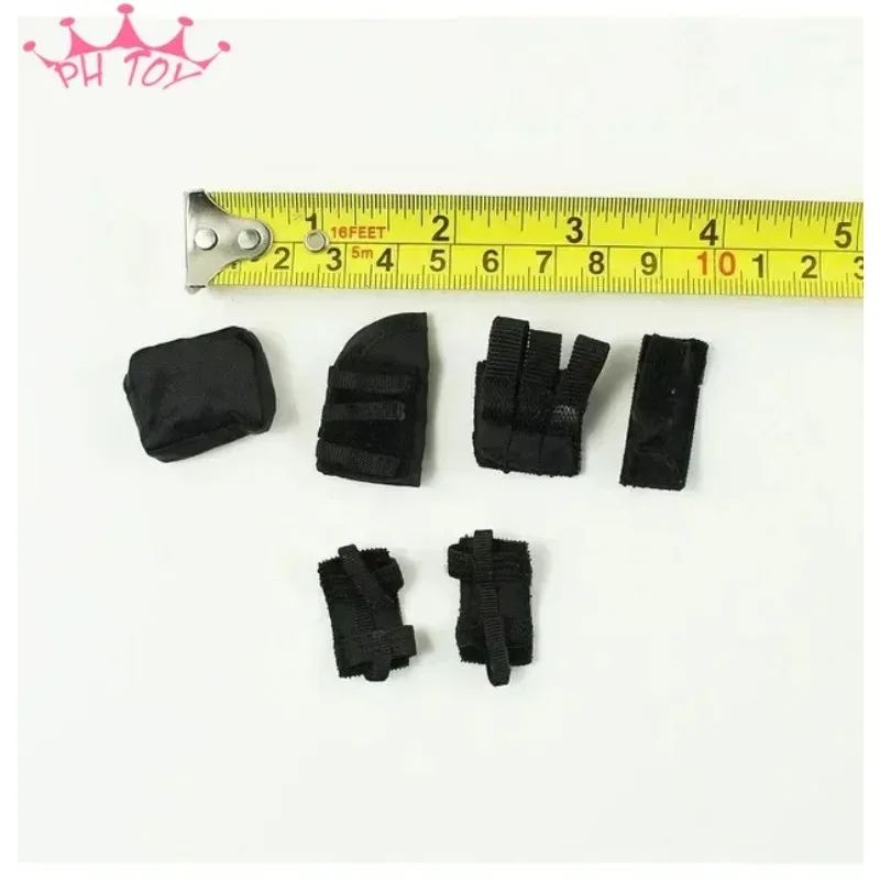 

1/6 Scale Soldier Black Pack Bag Detachable Clothes Accessory Model TD14-10 for 12inch Action Figure Doll Toy