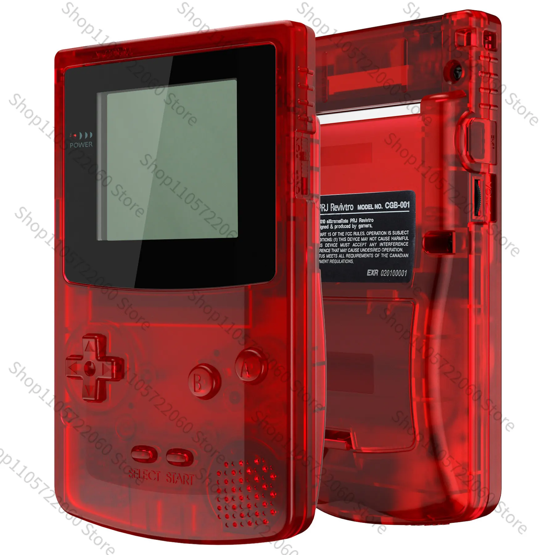 For Replacement Shell Button Full Set for GBC Retro Game Console with Install Tools Fit IPS Display Mod Parts