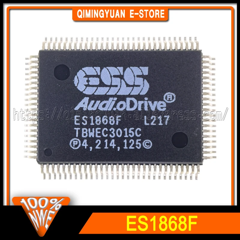 1~10PCS/LOT ES1868F QFP-100 sound chip 100% New Original In Stock