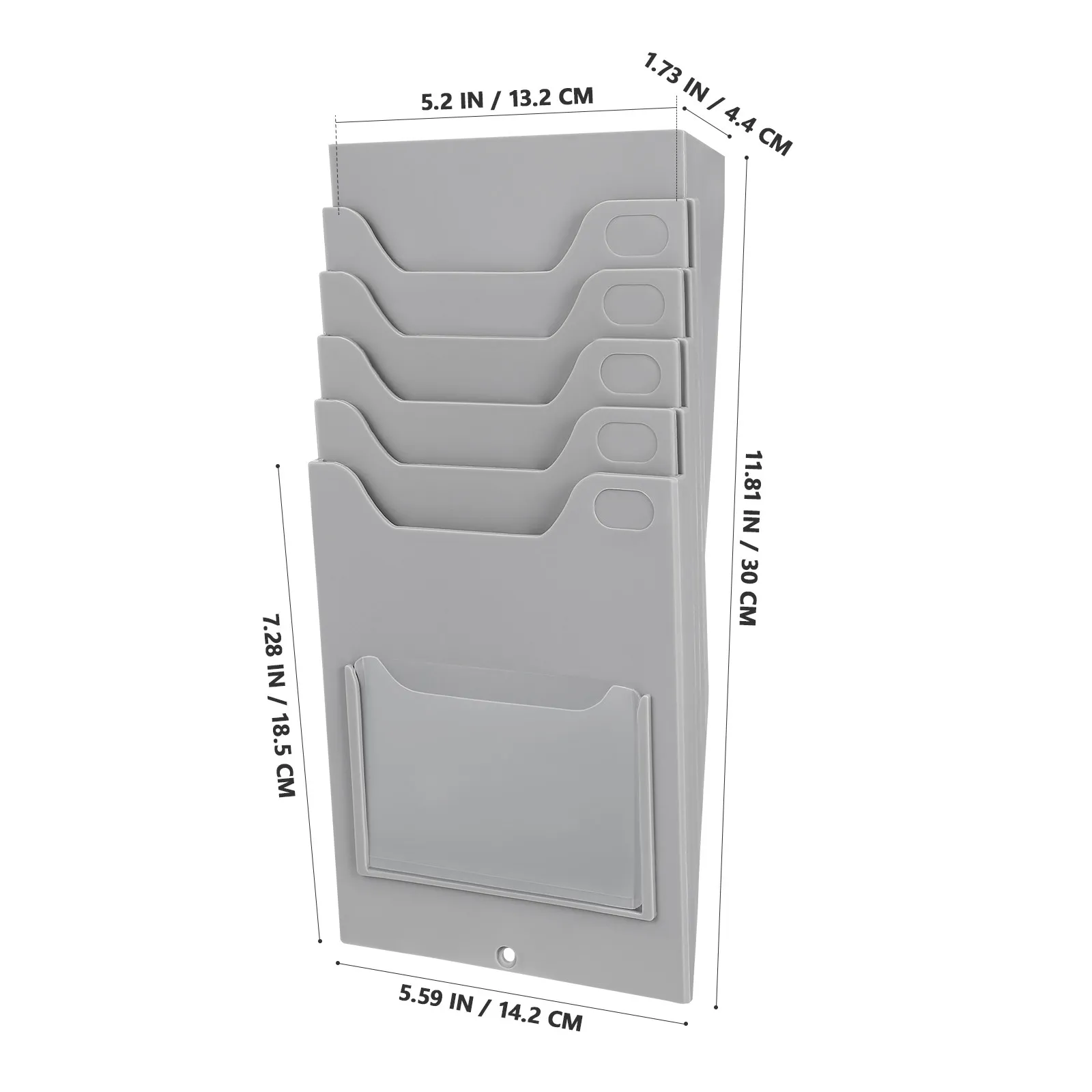 Material Cards Wall Rack Strong Factory Time Cards Organizer Multi-Pocket Shelf Warehouse Goods Document Holder Attendance Card