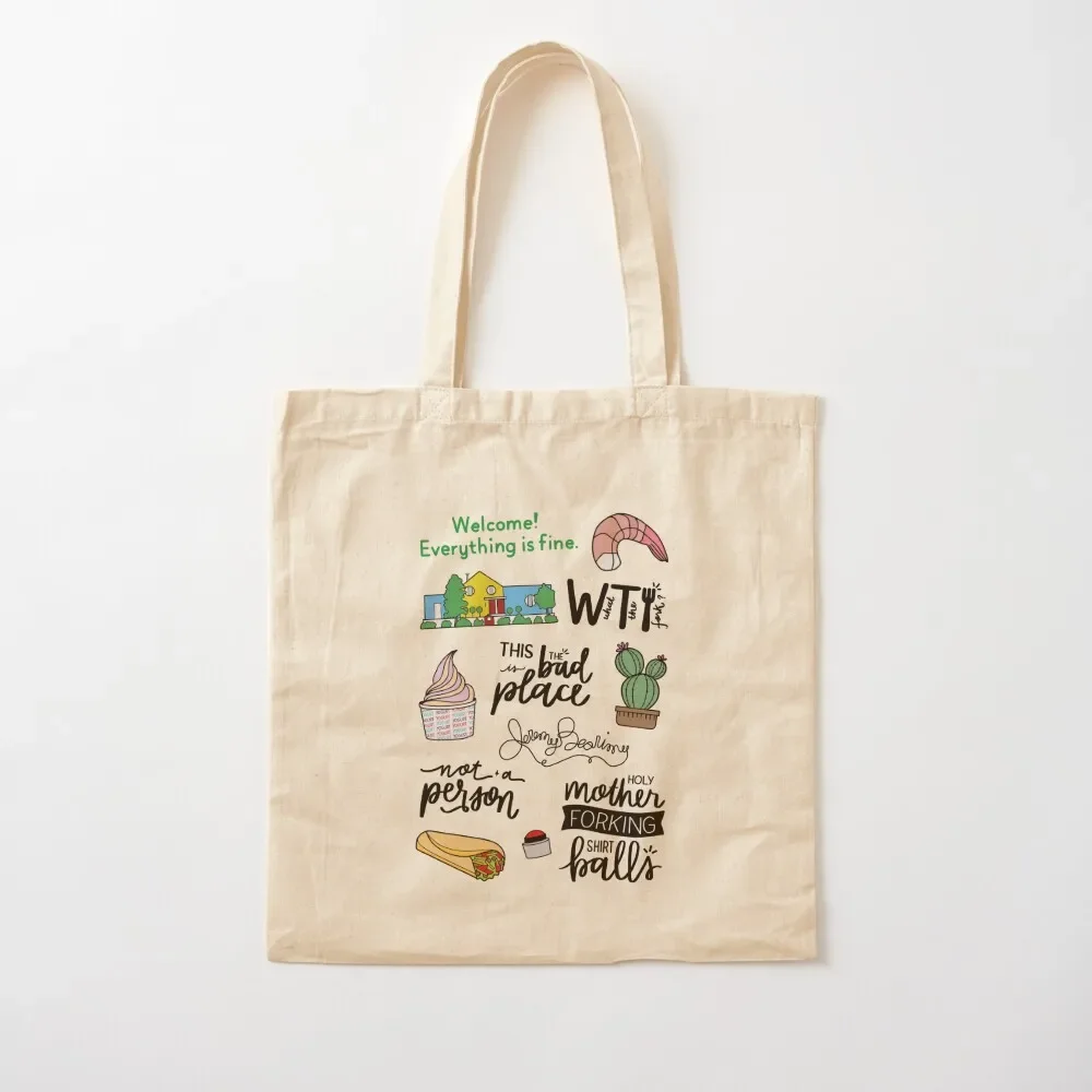 

The Good Place TV Show Art Tote Bag Big bag women woman canvas