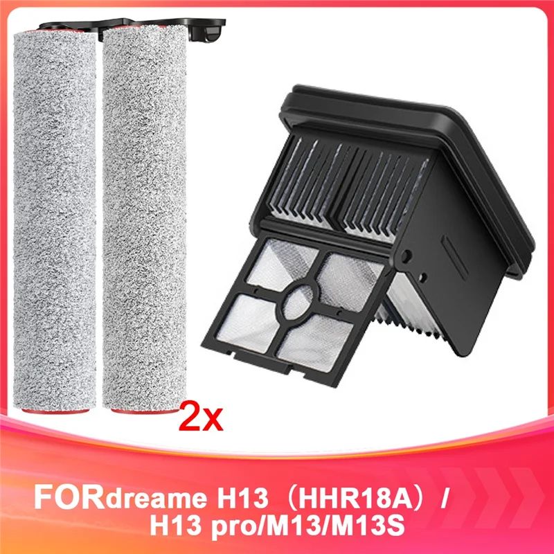 B47B-For Dreame H13 (HHR18A)/H13 Pro/M13/M13S فرشاة دوارة، قطع غيار الفلتر مستهلكات الكناس