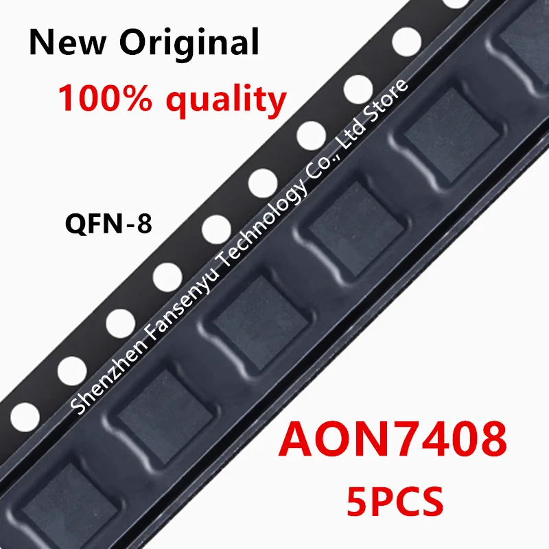 (5piece)100% New AON7408 AO7408 7408 QFN-8 Chipset