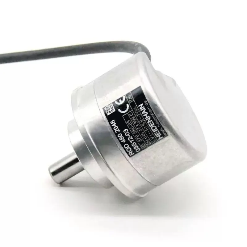 Fotografia 3: Encoder Heidenhain ROD480 2048 03S12-03, Encoder Rotativo Fotoelétrico, Sinais de Seno e Cosseno