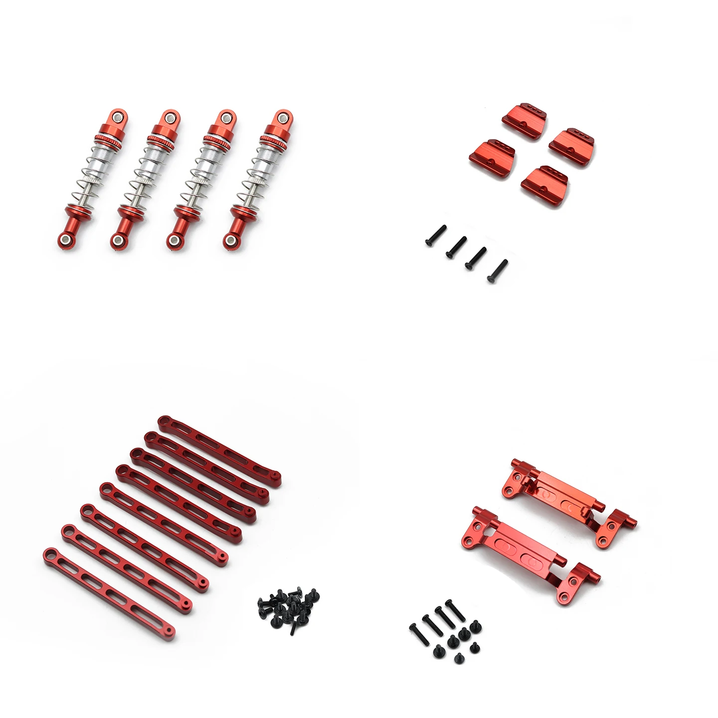 MN78 MN168 MN300 รถบังคับวิทยุ อุปกรณ์ตกแต่งโลหะ ชุดดัดแปลง โช้คอัพไฮดรอลิก ขายึด คันเชื่อมต่อ ชุดเกียร์พวงมาลัย