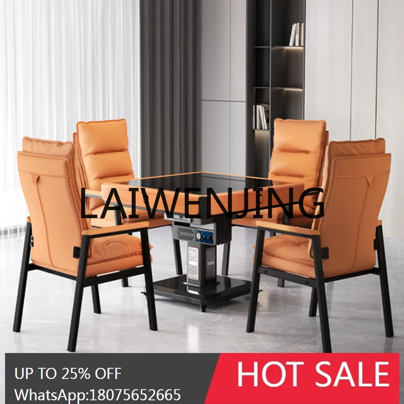 RWJ Mahjong Machine Folding New Mahjong Table Automatic with Chair Bevel