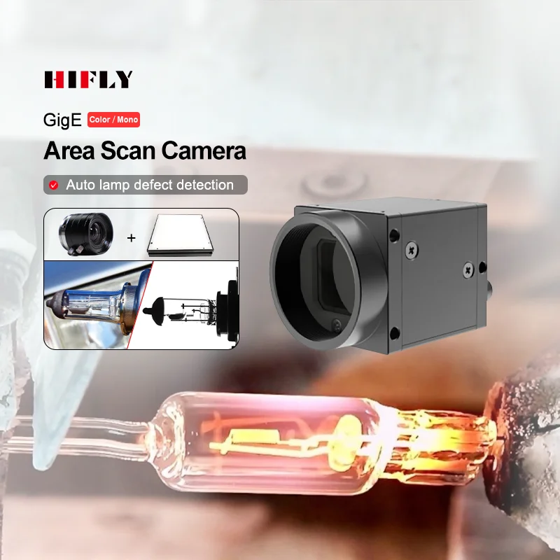 ZXY Auto Lamp Defect Detection High Speed 165FPS GigE CCD Camera 640X480 1/3