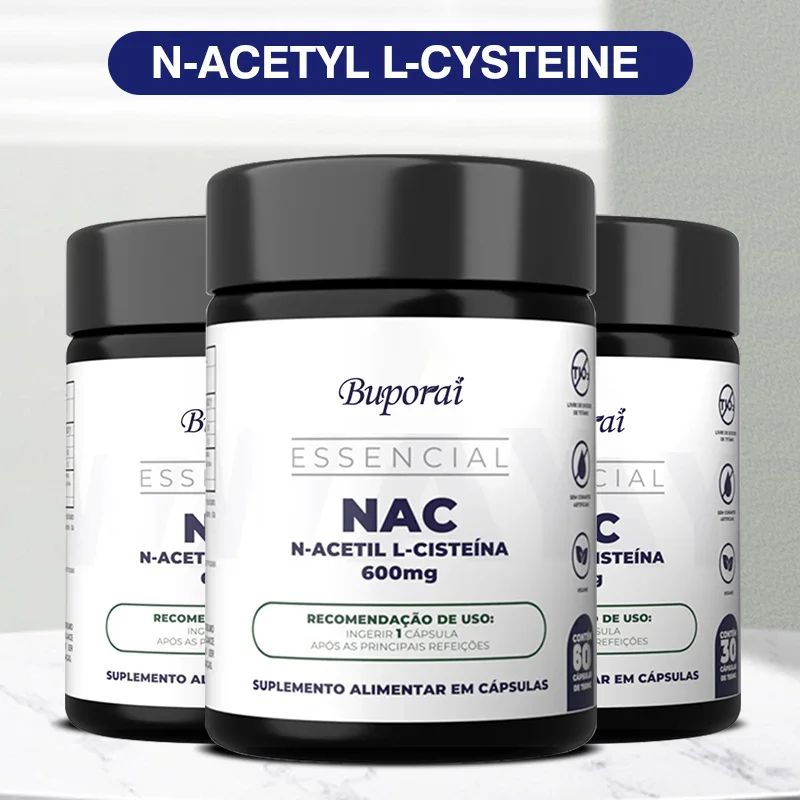 NAC Supplement - Support Skin Health, Liver Health, Antioxidant, Detox, Enhance Immunity - Non-GMO
