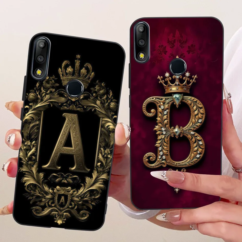 For Asus Zenfone Max Pro M1 M2 Case ZB601KL ZB602KL ZB631KL ZB633KL X00TD X00TDB X01BDA X01BD Cover Luxury Letter Soft TPU Shell