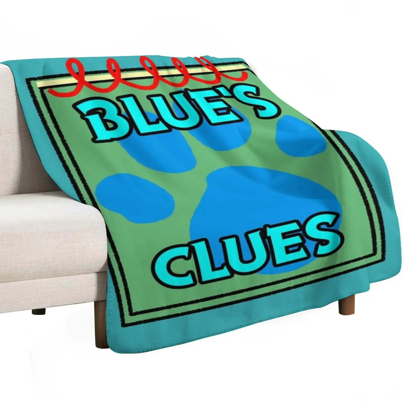 Blue's Clues Handy Dandy Notebook Throw Blanket Luxury Throw Thins Furry christmas gifts Bed Comforter Blankets