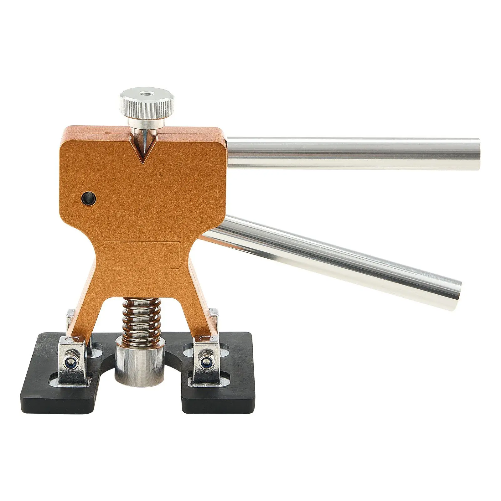 

Dent Puller Kit, 100 PCS Paintless Dent Removal Kit with Golden Lifter, Bridge Puller, Slide Hammer T-Bar, Glue Gun, Auto Body