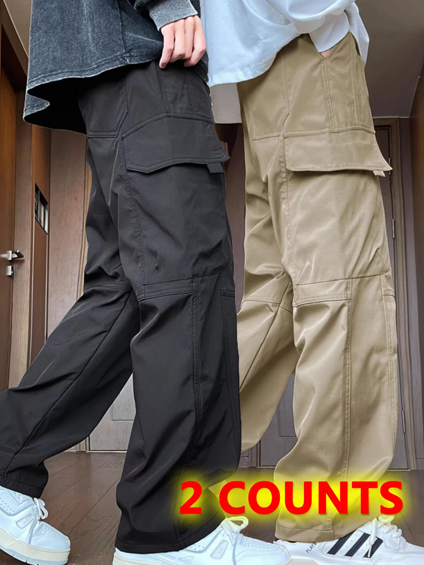 

Big waistband men's summer new product, ultra lightweight and cool breathable shorts, casual and versatile cropped pants, men's