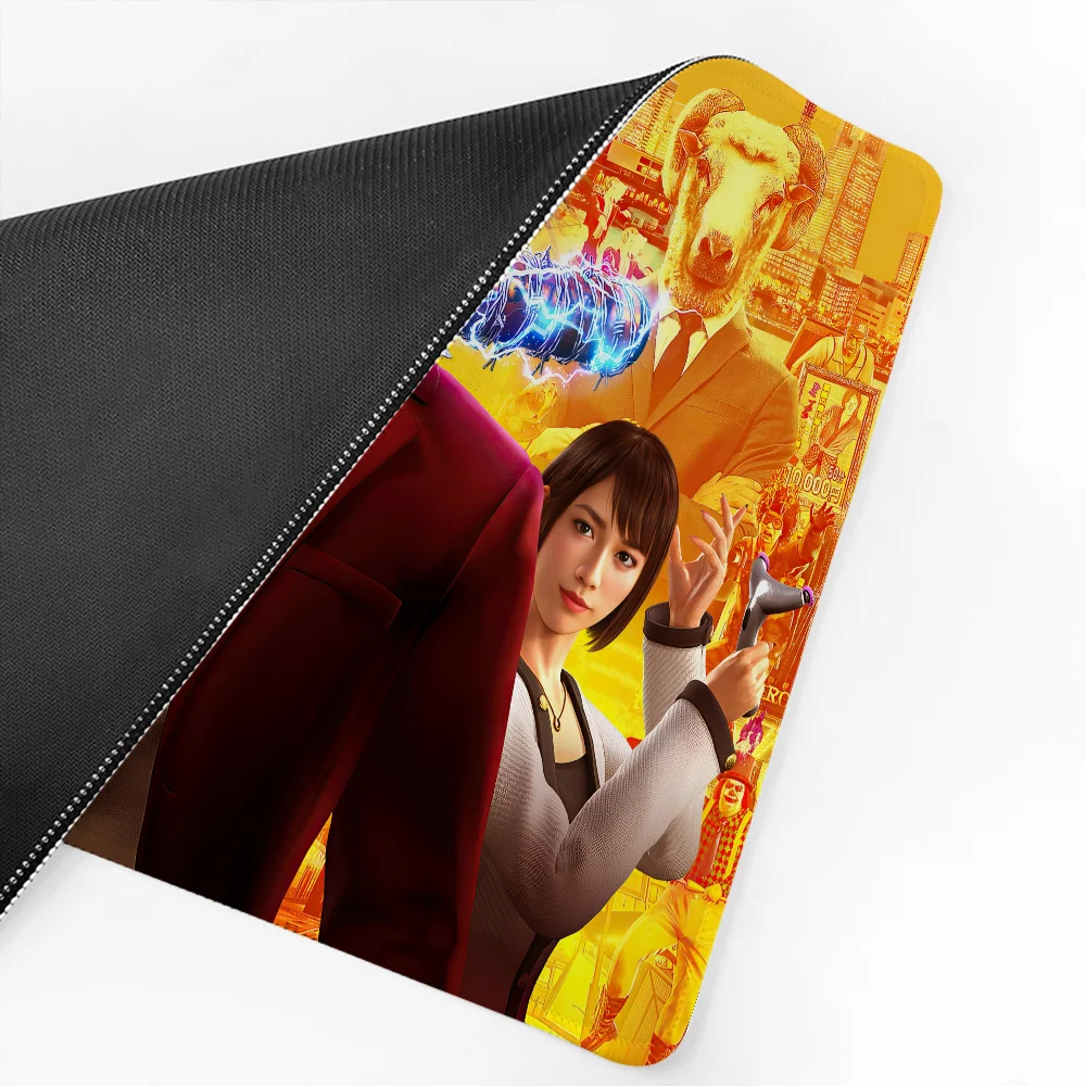 Y-Yakuza Mousepad คอมพิวเตอร์ขนาดใหญ่อุปกรณ์เสริมสําหรับเล่นเกม MousePads Mats Anti-SLIP แล็ปท็อปแผ่นรองเมาส์นุ่ม