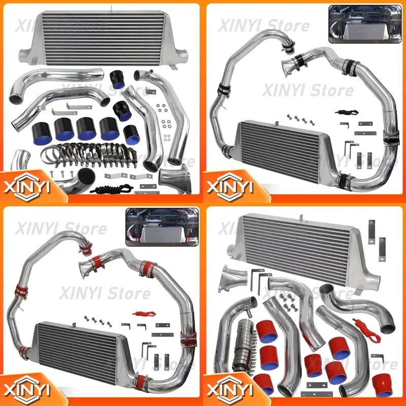 Front Mount Intercooler Kit Upgrade for Mazda RX-7 FC FC3S 13B Single Turbo 1986-1991 Black Blue Red