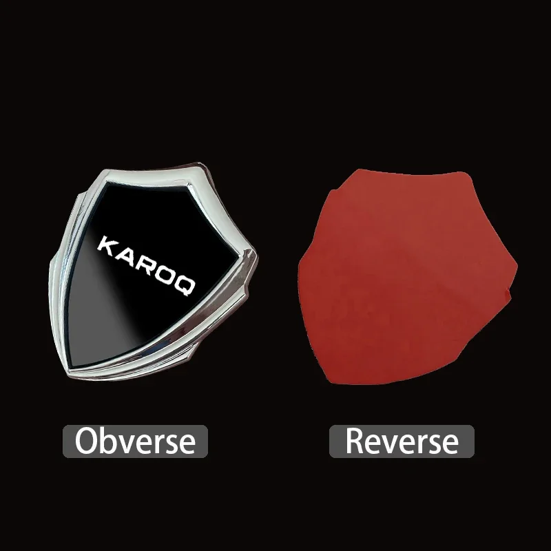 car stickers 3D metal accsesories auto accessory for For SKODA KAROQ