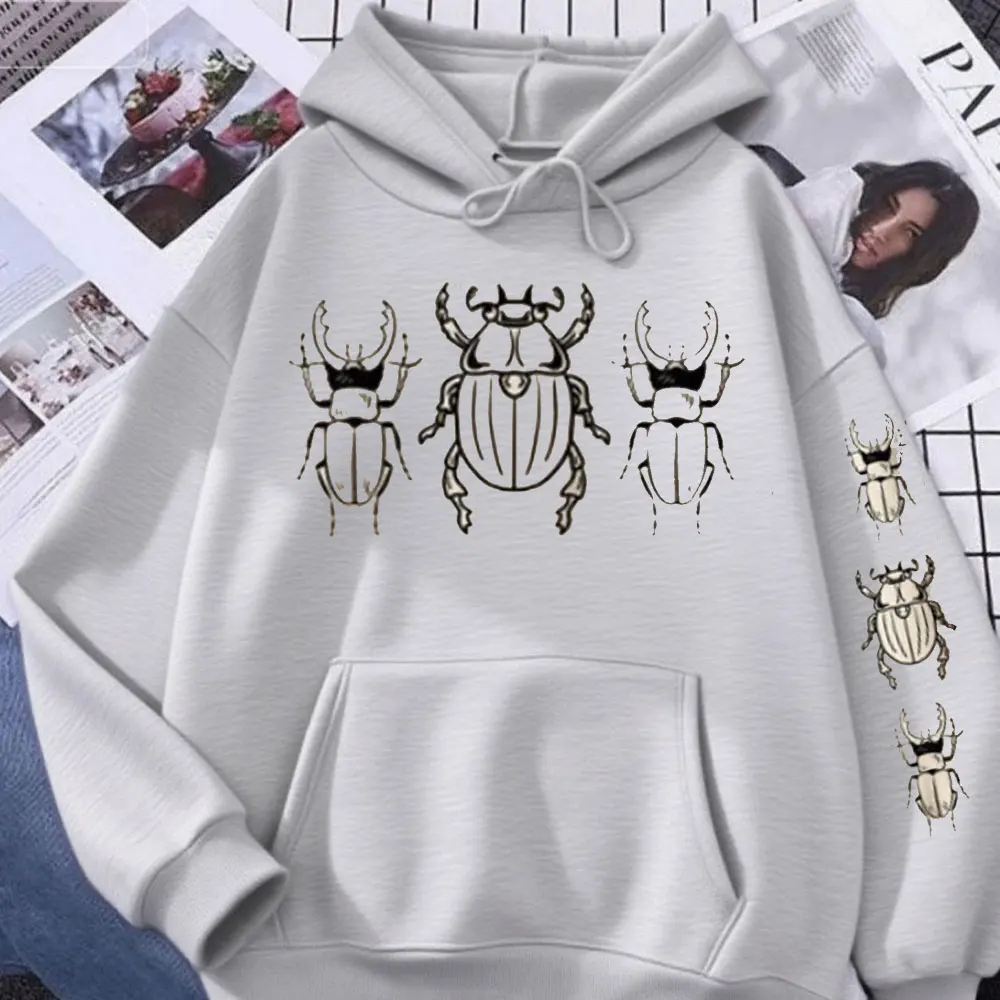 Bug amante presente vintage besouro moletom com capuz amante de insetos moletom feminino pulôver natureza ilustração moletom com capuz roupas de entomologia