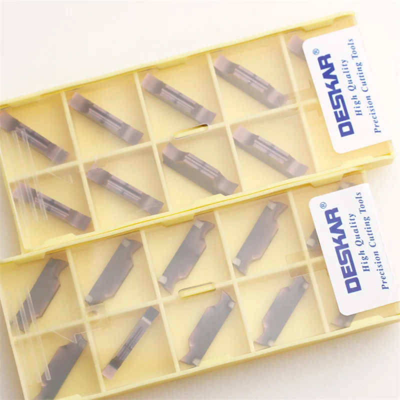 10pcs DESKAR MGGN400 LF6018 MGGN200 MGGN300 MGMN250 MGGN150 Carbide Inserts cnc Grooving  Blade Lathe Machine