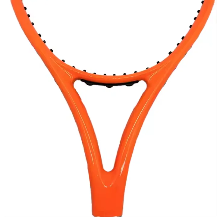 2024 New Custom Logo Color Orange Hot Sale Popular Children Adult Beginner Low Price Carbon Fibre Tennis Racket - Image 2
