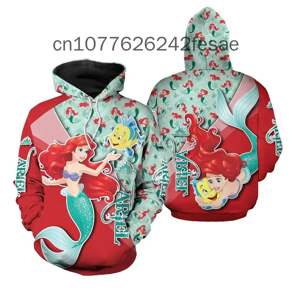 The Little Mermaid Ariel Princess And Her Prince Disney Hoodie