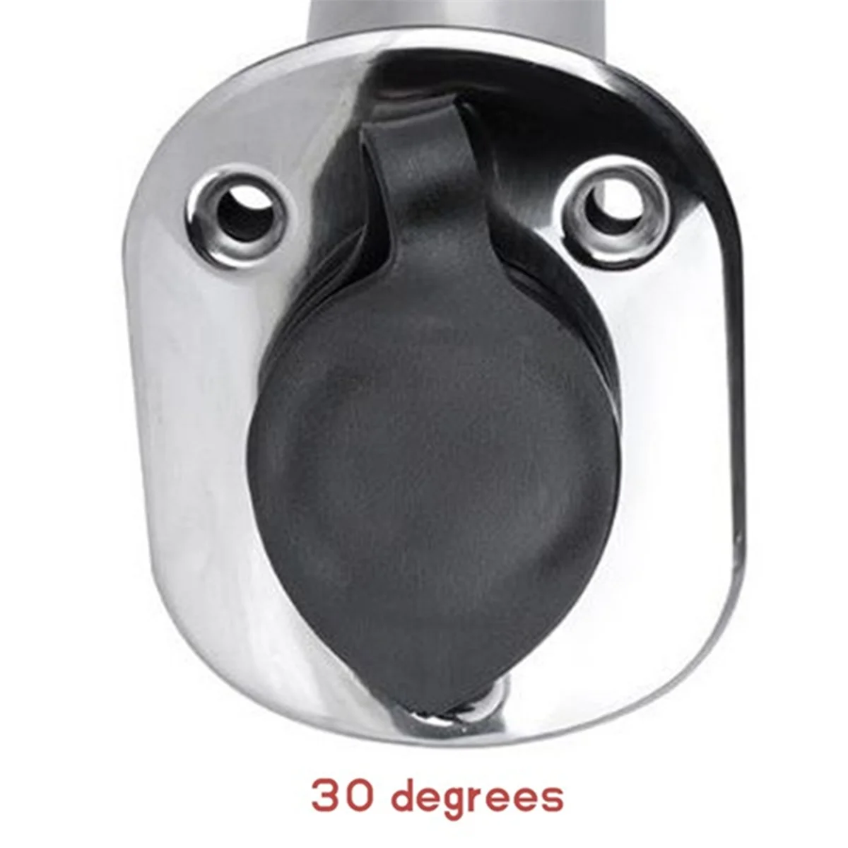 Fishing Rod Holder Stainless Steel Embedded Fishing Rod Holder for Marine Boat Accessories,30 Degrees,2PCS