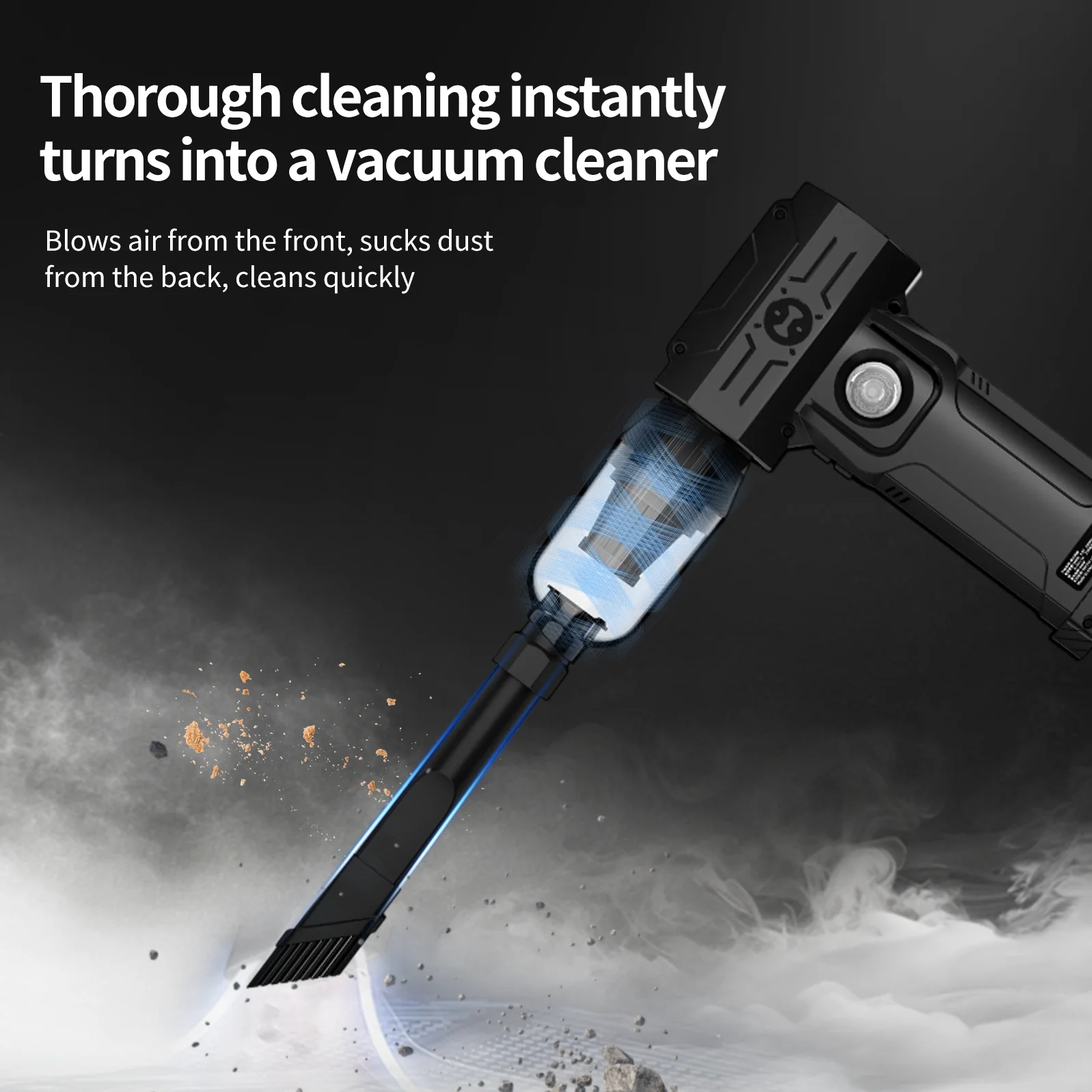 

Electric Air Blower 100000RPM Powerful Turbo Jet Fan 700G Wind Rechargeable Blower 5 Speeds Adjustable for Car/PC/Outdoor tool