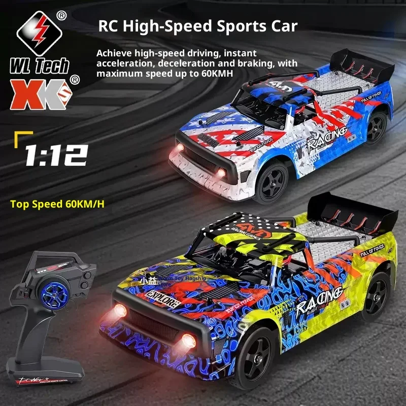 

High-Speed Rc Brushless Drift Car 1:12 Full Proportion Independent Suspension 4wd Competitive Remote Control Vehicle For Boys