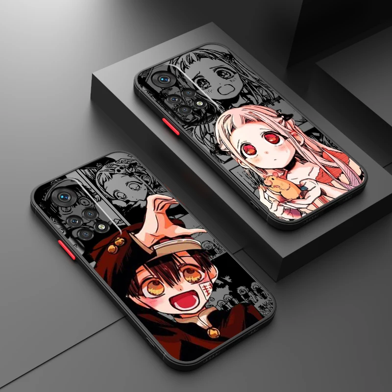 T-Toilet Bound H-Hanako Kun Cute Cool Frosted Translucent For Redmi 8 8A 9A 9C 9AT 9 9T 10X 10A 10C 10 11A 12C 12 13C 5G Cover