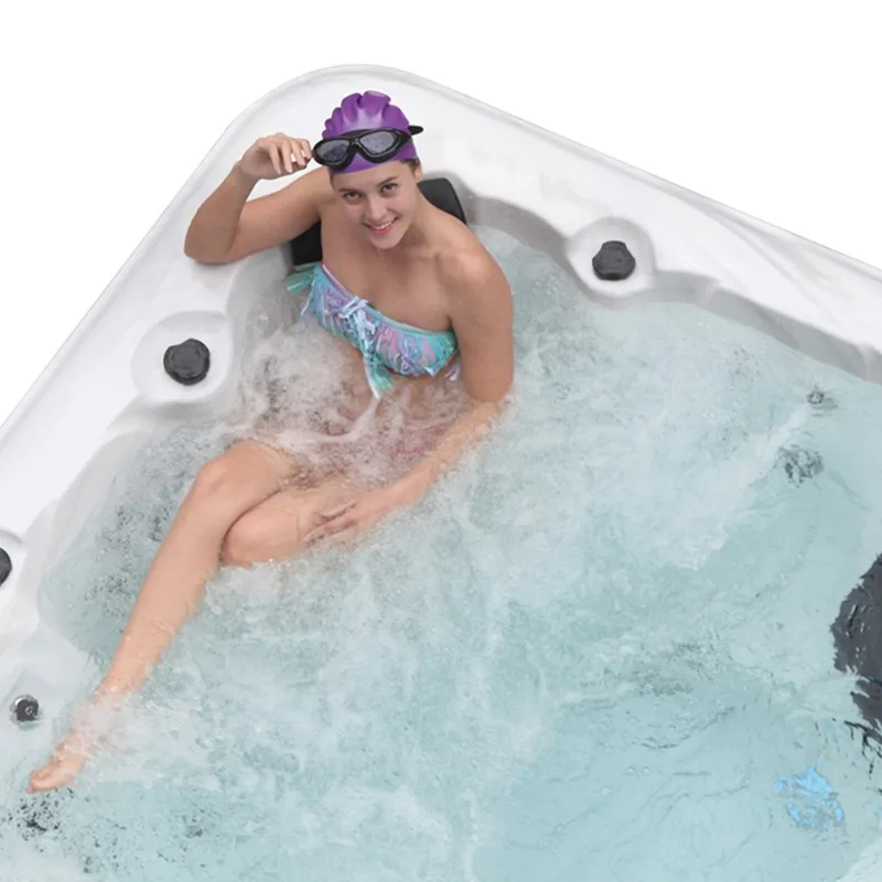 2026 New FL Customized CE Approval Spa Design Luxury Spa Hot Tub Acrylic Swim Spa Pool Whirlpool Outdoor for 5 People