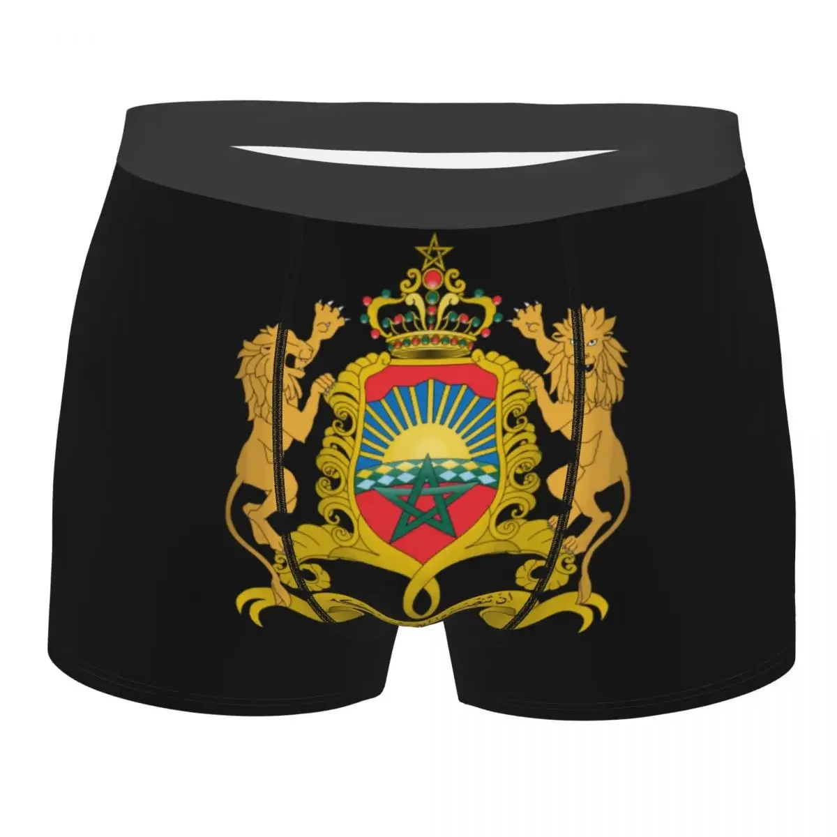 Kingdom Of Morocco Boxer Shorts For Men 3D Print Male Moroccan Patriotic Underwear Panties Briefs Breathbale Underpants