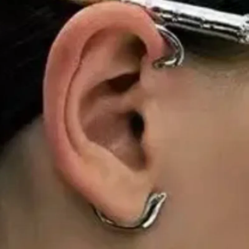 

1 Piece Men Hip Hop Ear Bones Clip Punk Vintage Rock Cigarette Ear Clip Stud Earrings For Women Girls Fashion Earring Jewelry
