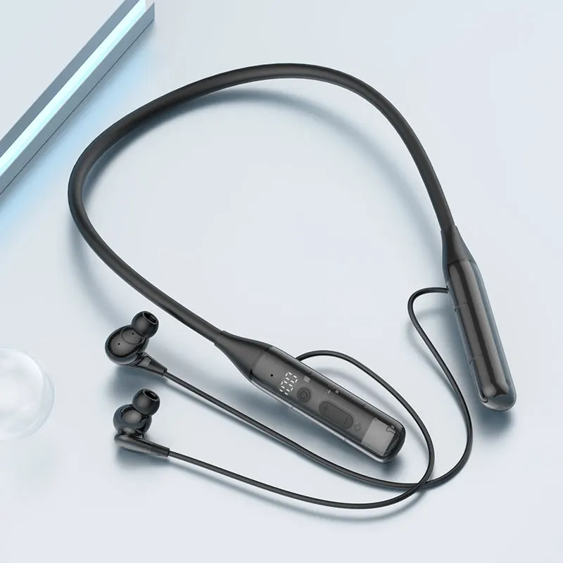 EARDECO 800mAh الرياضة سماعات لاسلكية باس 6.0 سماعة رأس بخاصية البلوتوث HIFI الصوت سماعة رصد شريط حول ياقة الملابس سماعات ستيريو