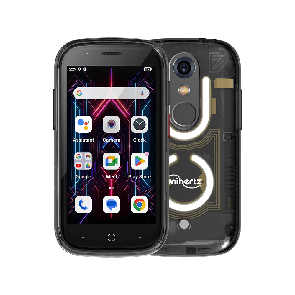 Unihertz Jelly Star 4G Android 13 8GB 256GB Ontgrendeld transparant backshell LED-licht 48MP 2000mAh - afbeelding 1