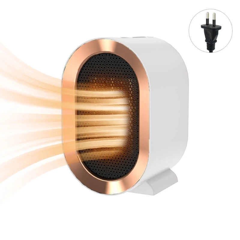 السيراميك مروحة ومدفأة المحمولة الكهربائية الفضاء سخان للمنزل مكتب عنبر انخفاض الشحن