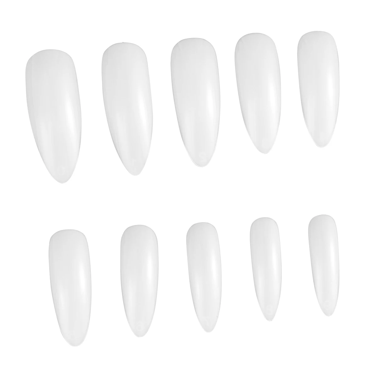 

600pcs Full Cover Artificial Nail Tips Water Drop Shape False Nails For Women Acrylic Nail Art Salon