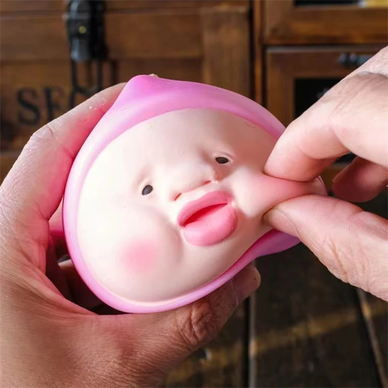 Anime Kobito Slow Rebound Doll Cartoon Decompression Toys Figure Flexible Stretching Funny Gifts