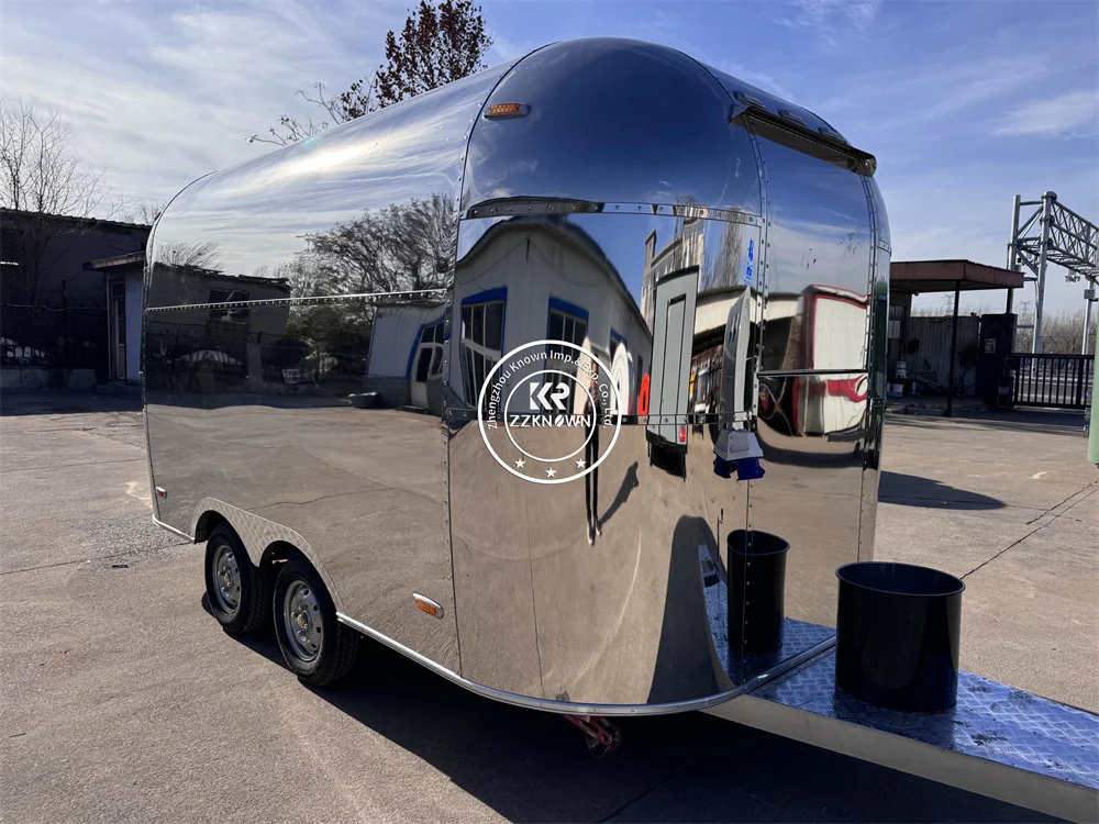 2025 Mobile   Food Truck Custom Concession Cart Truck Pizza Food Trailer With Fully Equipped For Sale