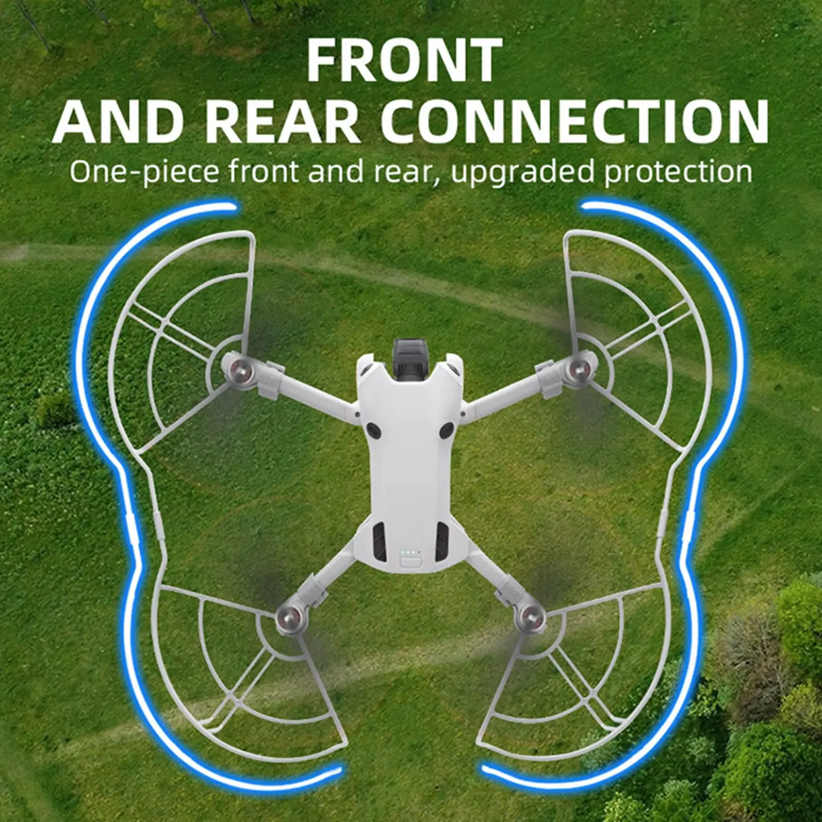 Propeller Guard for DJI Mini 4 Pro Drone Quick Release Propellers Anti-Crash Protector Props Wings Blades Paddle Cage Cover Part