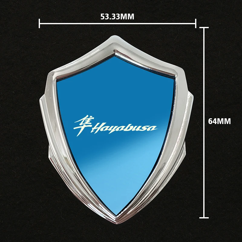 ملحقات الدراجة النارية ملحقات معدنية ثلاثية الأبعاد ملصقات للدراجات النارية لسوزوكي هايابوسا GSX1300R GSX 1300R #6